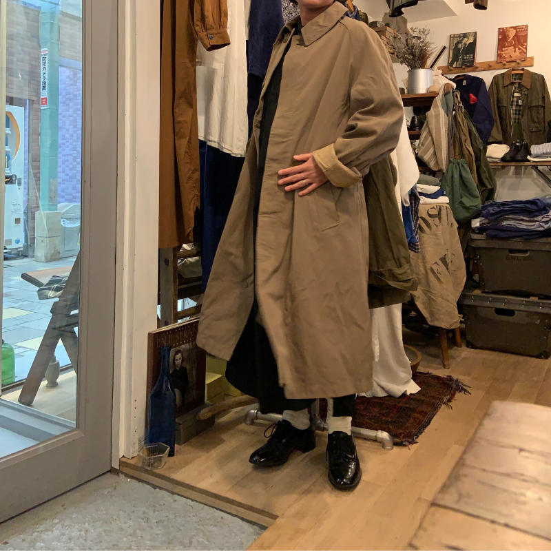 60s〜british army wool gabardine rain coat : Mikihimeji's Blog