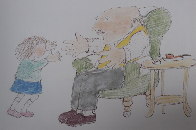 おじいちゃんと孫 絵本だまり おじいちゃんと孫 絵本だまり