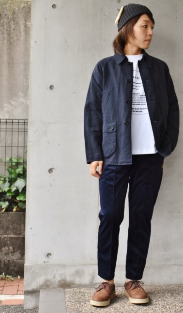 KHA:KI 7分 PRINT TEE 着丈カスタム★_d0152280_19462130.jpg