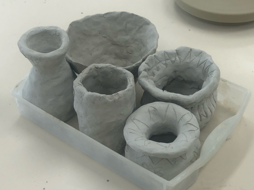 土粘土で 図工準備室 土粘土で 図工準備室