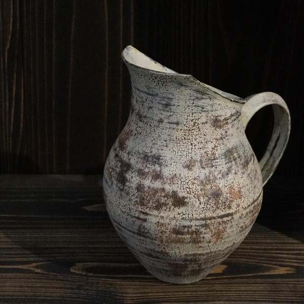 大澤哲哉 花器 フラワーベース Rim Plate M 白【大澤哲哉