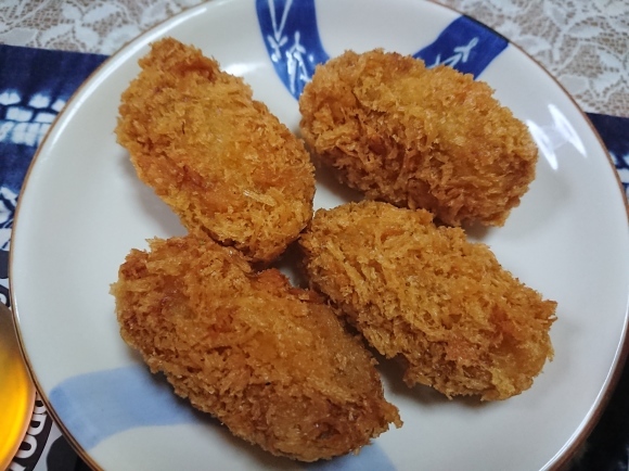 9/14 琥珀ヱビス、キリン氷結みかん、ステーキ屋さんのもやし炒め、カキフライ、自家製カレーライス@自宅_b0042308_04481553.jpg