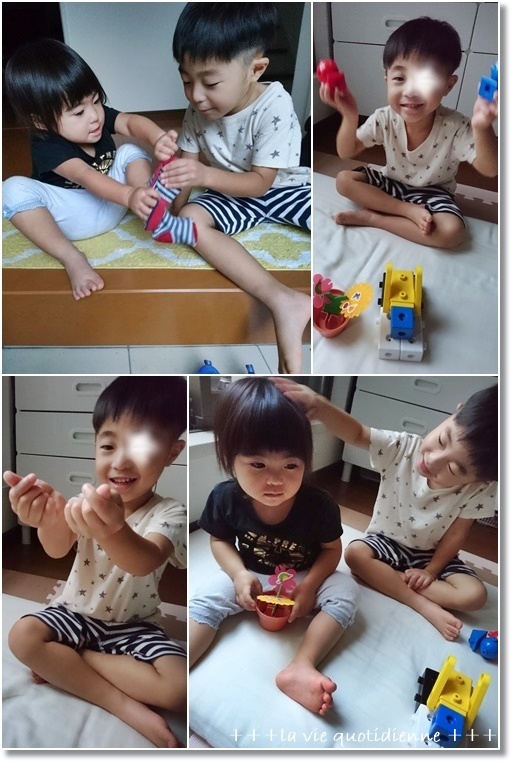 【からすのパン屋さん】ぞうパン2種類と王子が急に指ハートをしてニヤつく母(笑)_a0348473_04424268.jpg