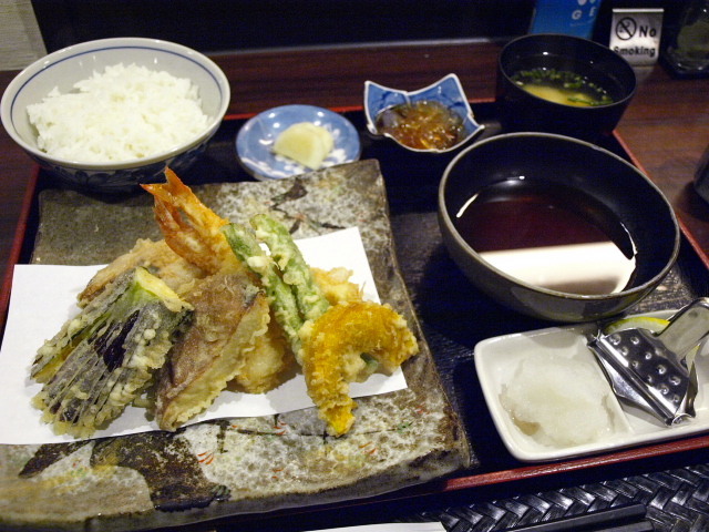 天ぷらダイニング 天舟 その6(天ぷら定食)_d0153062_06400161.jpg