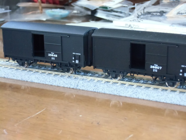 エンドウ16番プラキット貨車ワム23000 その4 2輌目組立、完成