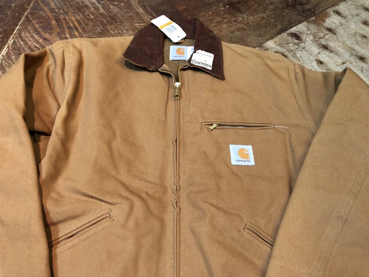 9月19日（土）入荷！デッドストック！９０s MADE IN U.S.A 　CARHARTT カーハート　デトロイトジャケット　_c0144020_14330689.jpg