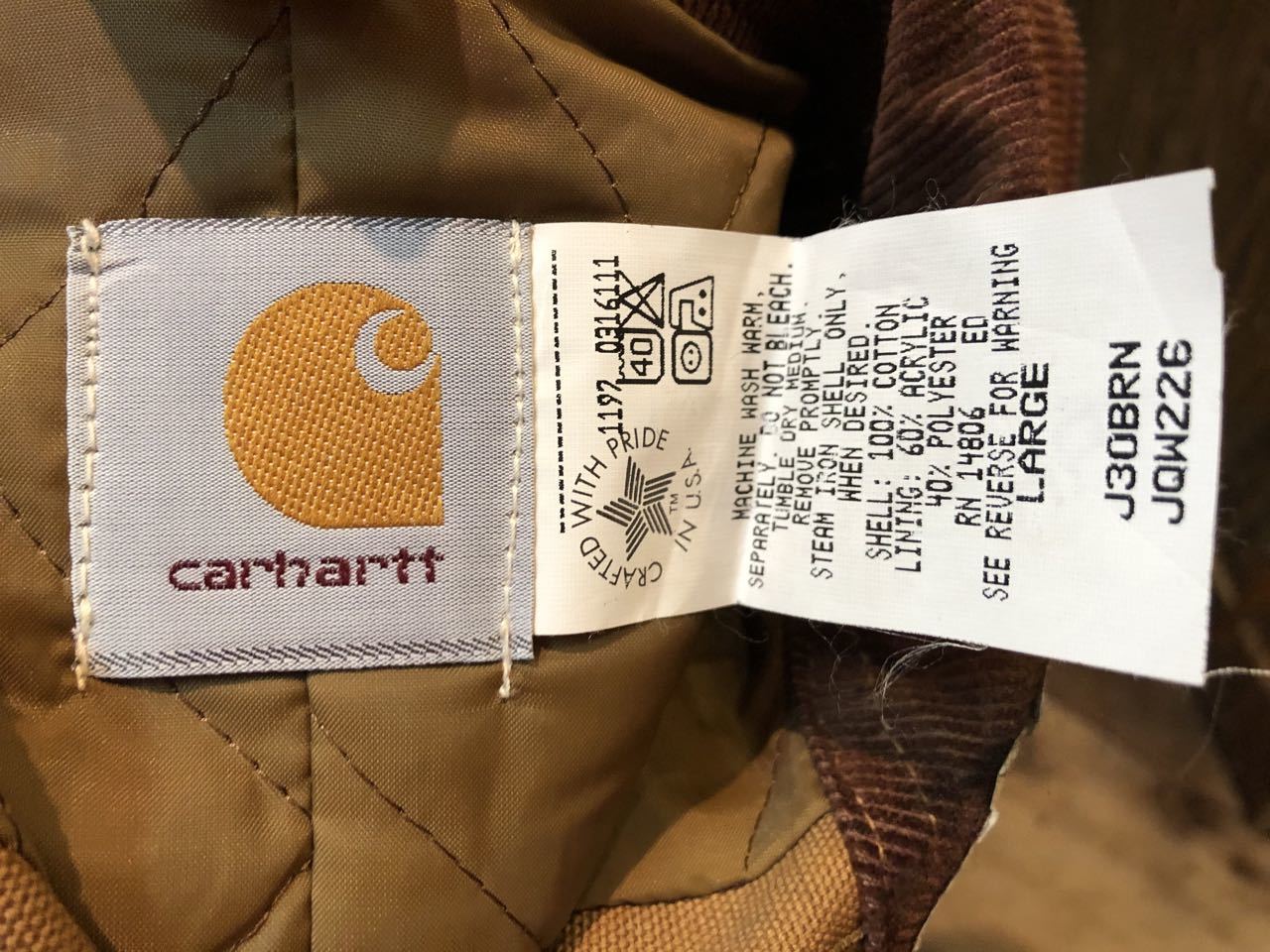 （希少）90s USA製 Carhartt デトロイトジャケット デッドストック