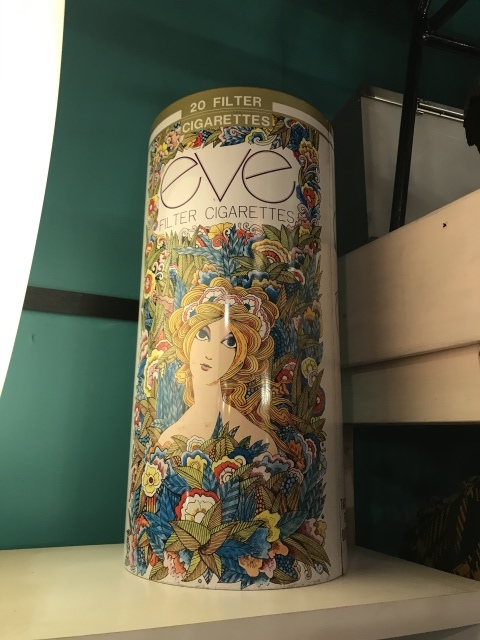 ヴィンテージタバコ“eve”ゴミ箱:傘立て/// : アンティークショップ