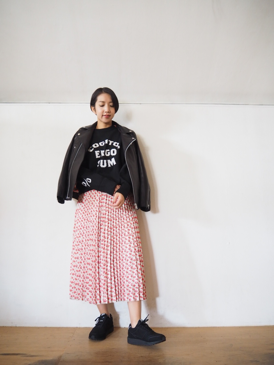 トーマスさんのLip print skirt_e0357389_15591178.jpg