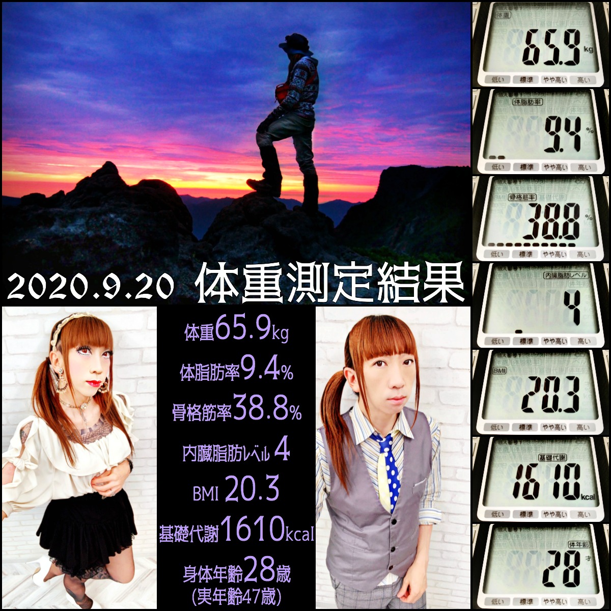 9 の体重測定結果 Hair Garage Street かまぼこのひとり言 9 の体重測定結果 Hair Garage Street かまぼこのひとり言