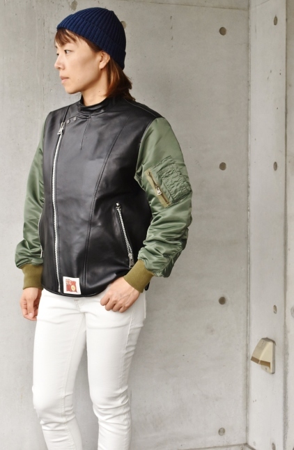 NORMAN MIX LEATHER JACKET ★★_d0152280_10045484.jpg