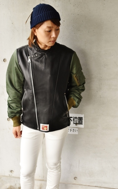 NORMAN MIX LEATHER JACKET ★★_d0152280_10054629.jpg