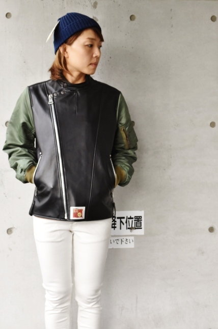 NORMAN MIX LEATHER JACKET ★★_d0152280_10085765.jpg