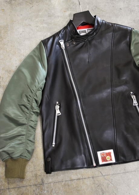 NORMAN MIX LEATHER JACKET ★★_d0152280_10153364.jpg