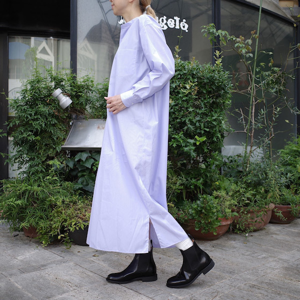 ポプリンシャツワンピース COMOLI_d0364239_18433609.jpg