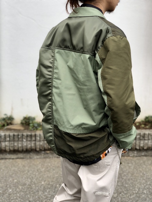 COMME des GARCONS HOMME - 綿エステルタッサー × 多素材 MIX ジャケット_c0079892_1810462.jpg