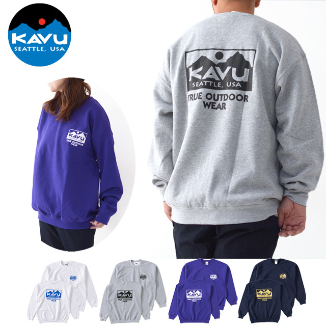 KAVU [カブー] TRUE LOGO SWEAT [19821321] トゥルー ロゴ スエット・長袖スエット・MEN\'S _f0051306_17015659.jpg
