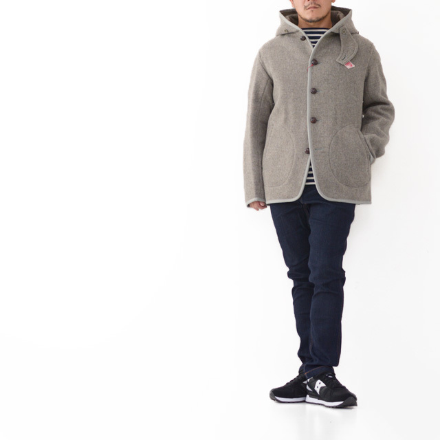 DANTON [ダントン] M WOOL MOSSER HOODED WORK JACKET [JD-8455WOM] ウールモッサー フード ジャケット・MEN\'S _f0051306_17341687.jpg