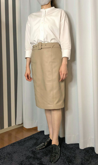「プリントシャツ2009」「レザースカート2009」試着②_d0380315_18462192.jpg