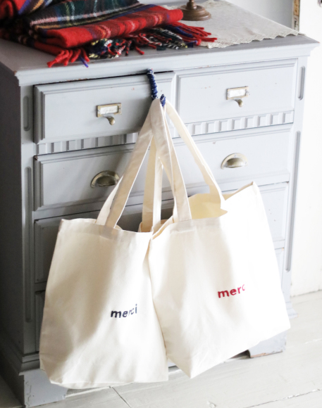 MERCI Tote Bag メルシートートバッグ koko cinema_c0281351_19124176.jpg