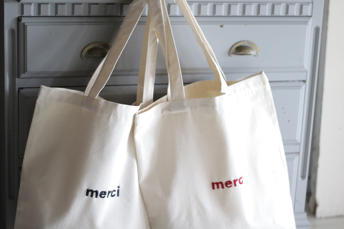 MERCI Tote Bag メルシートートバッグ koko cinema_c0281351_19125450.jpg