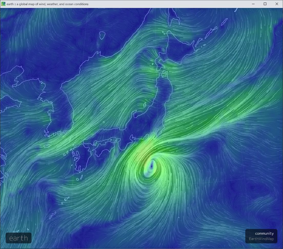 台風は海上の微妙な位置_c0025115_21393240.jpg
