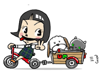 ウンコ犬と猫のぷん+ピコ_a0044064_16490378.jpg