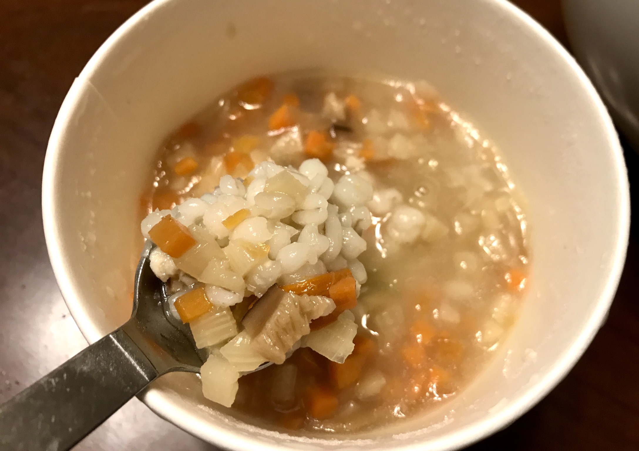 コンビニのスープで晩ごはん_c0212604_20304730.jpg