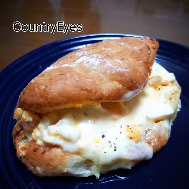 味付けゆで卵とチーズのサンド Country Eyes おうちごパンとおやつのこと 味付けゆで卵とチーズのサンド Country Eyes おうちごパンとおやつのこと