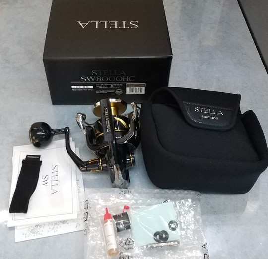 中古リール 19ステラSW8000HG❕❕_e0212944_8413725.jpg