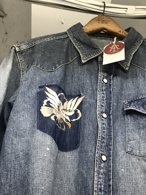 Kato Indigo DENIM STAND SHIRTS_d0152280_12395947.jpeg