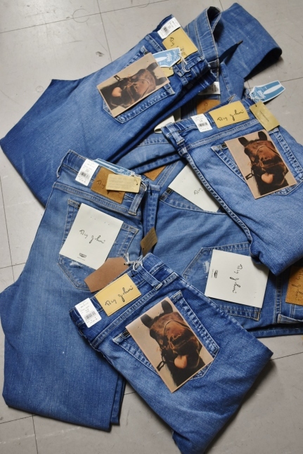 Kato Indigo DENIM STAND SHIRTS_d0152280_20553905.jpg
