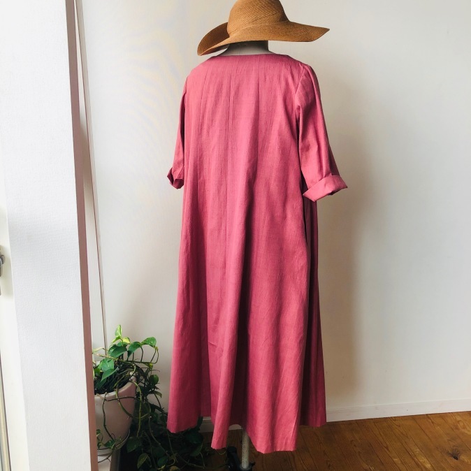 着物リメイク・無地のお着物からワンピース_d0127925_13394259.jpg
