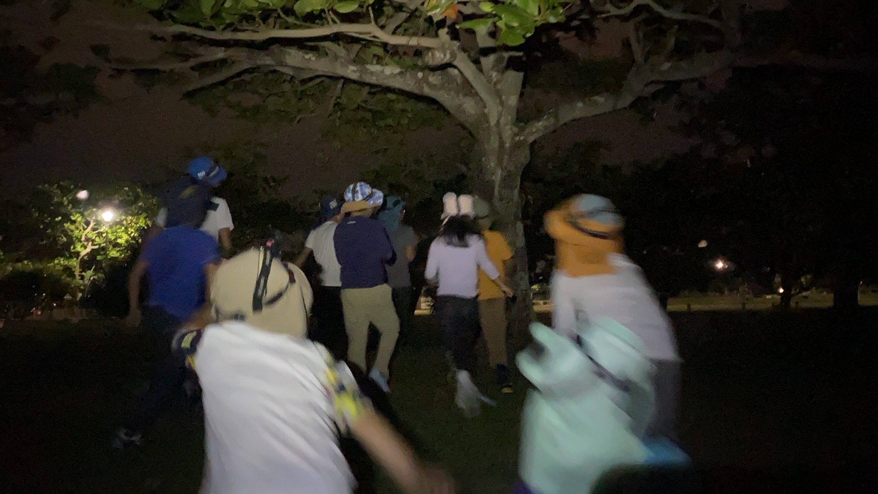 ネコクラブB-05◆今夜はオフィシャルな夜遊びで弾けよう!9月の日帰り3回目は「夜あそび」にチャレンジ。いつもならお家に帰るこの時間、今日だけの特別な海岸遊び、そして暗闇の鬼ごっこ大会! #中城村_d0363878_07480018.jpg