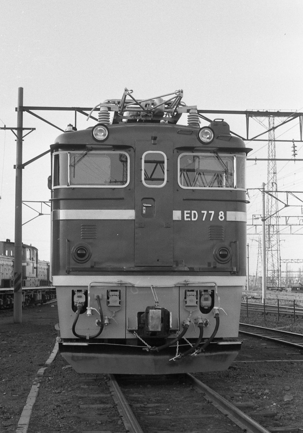 昔、機関区駅で出会った車輌達(56)郡山機関区 お召し機 ED778 昔、機関区駅で出会った車輌達(56)郡山機関区 お召し機 ED778