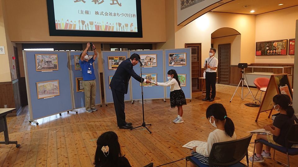 第2回うすき街色絵画教室。 表彰式🎊_d0230676_10412840.jpg