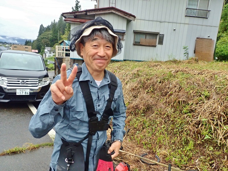 浦佐城址登山道の整備をしました_c0336902_19542640.jpg