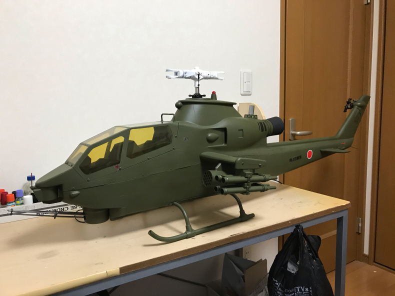 ラジコンヘリ スーパーコブラAH-1 ROBAN700クラス 4枚ヘッド仕様