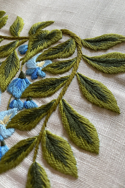 ウィステリア（藤）の刺繍をしました_e0333647_16091641.jpg