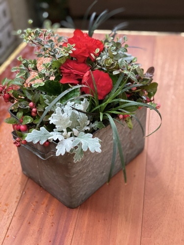 １０月の寄せ植え教室は大人可愛く 小さな庭 2