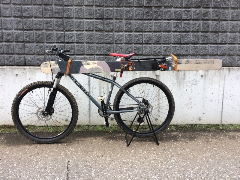 自転車 スキー
