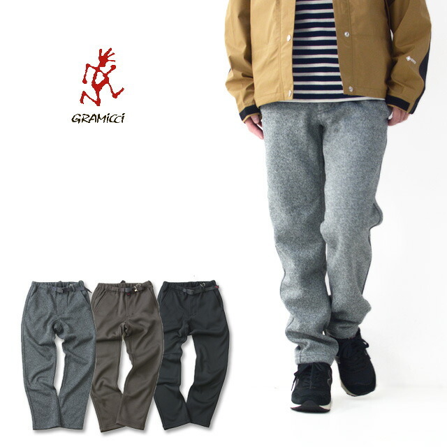 GRAMICCI [グラミチ] BONDING KNIT FLEECE W'S SLIM PANTS [GLP