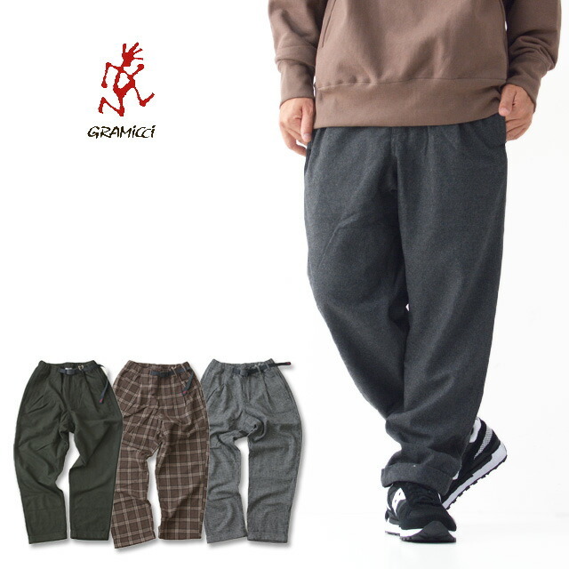 GRAMICCI [グラミチ] WOOL BLEND TUCK TAPERED PANTS [GMP-20F034 ...
