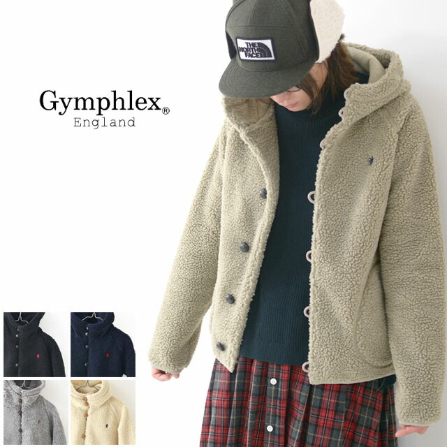 Gymphlex [ジムフレックス]W ボアパーカージャケット [J-1185PL] フリースジャケット・LADY\'S _f0051306_14455600.jpg