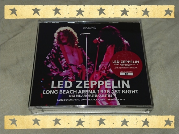 LED ZEPPELIN / LONG BEACH ARENA 1975 1ST NIGHT MIKE MILLARD MASTER CASSETTES_b0042308_17042643.jpg