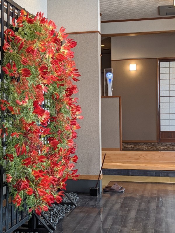 花オブジェの設置 クリエイティブライフ