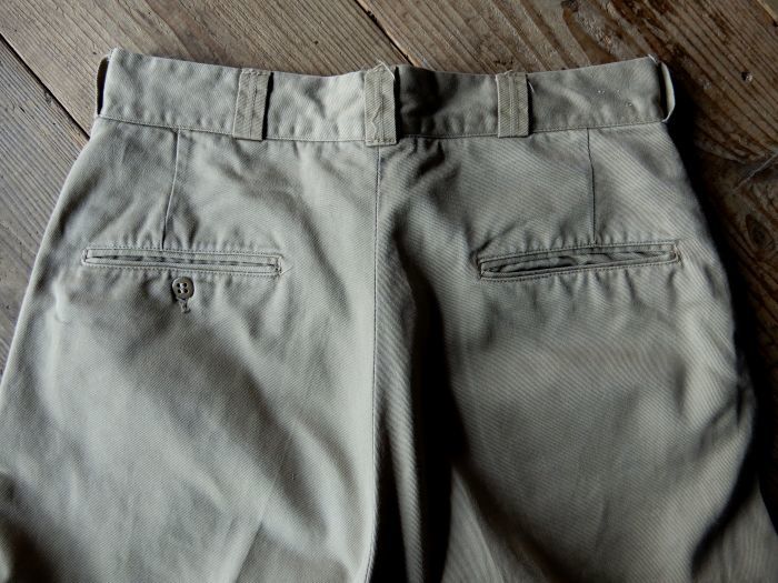 40s~ U.S.ARMY M-45 TROUSER CHINO PANTS--RECOMMEND-- : 38CLOTHING BLOG