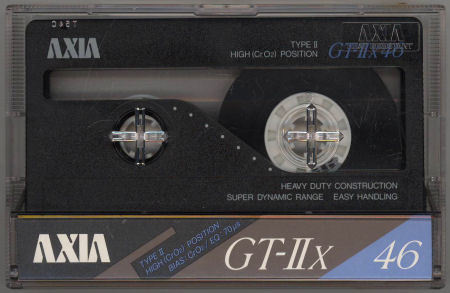 AXIA GT-Ⅱx : カセットテープ収蔵品展示館
