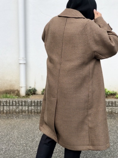 WELLDER Dolman Sleeve Balmacaan Coat