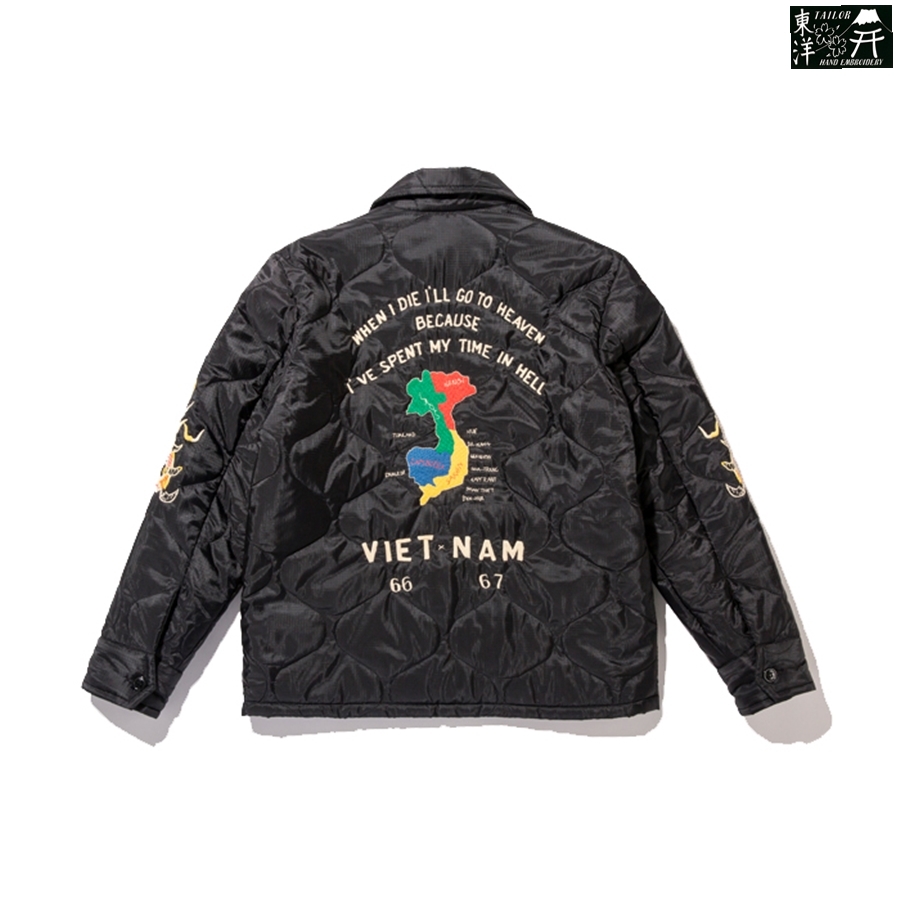 TOYO ENTERPRISE(東洋エンタープライズ) Mid 1960s Style Vietnam Liner Jacket“VIETNAM MAP”_c0204678_10081271.jpg
